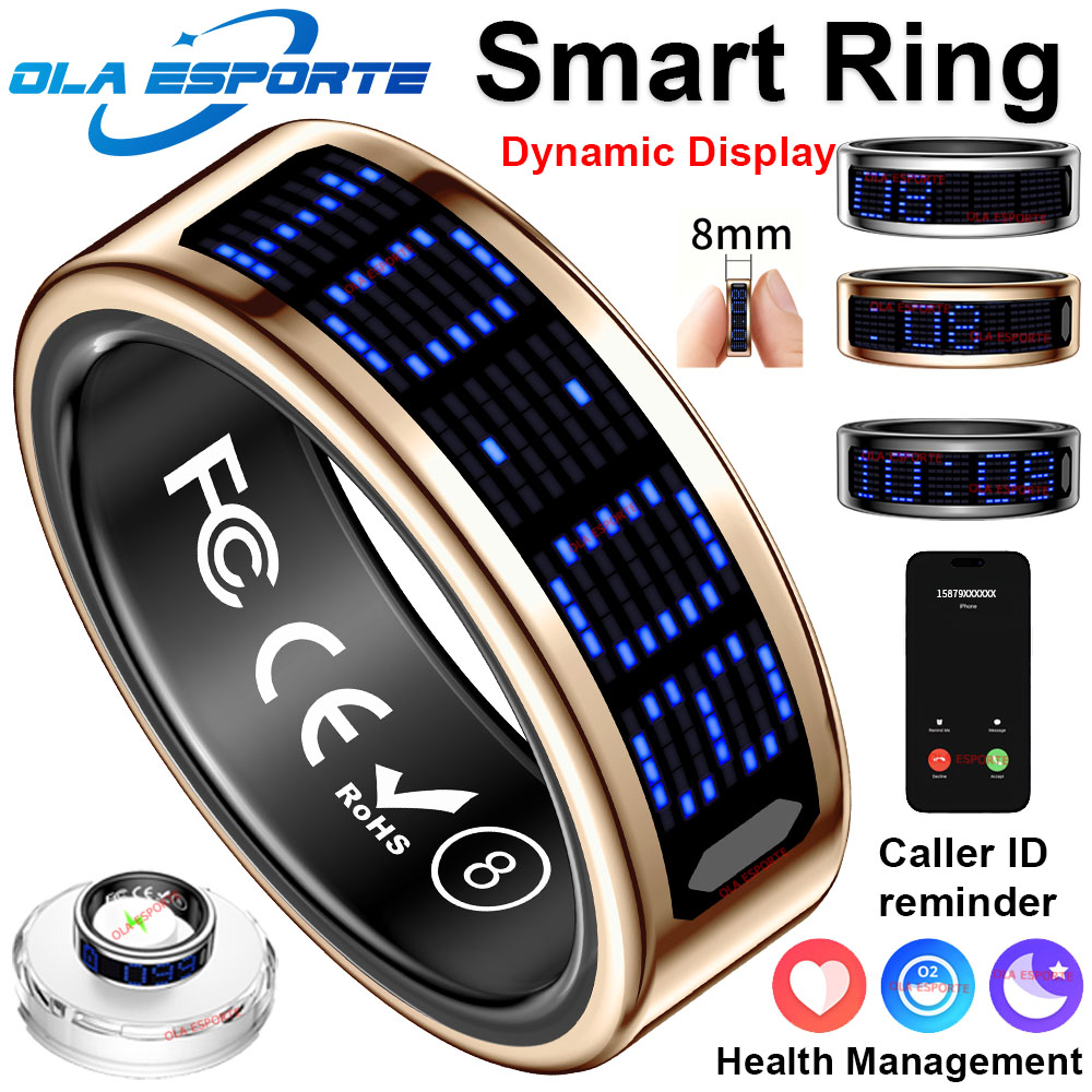 Health Monitors - Novo ultra-fino leve anel inteligente multi-funcional