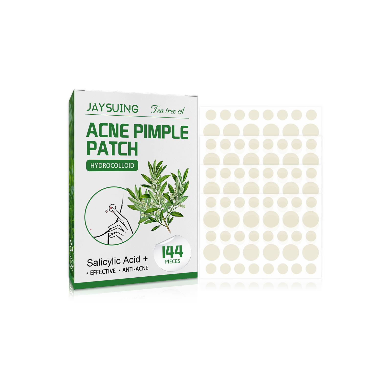 Hydrocolloid Pimple Patch - Patches hidrocolóides para acne - absorvem