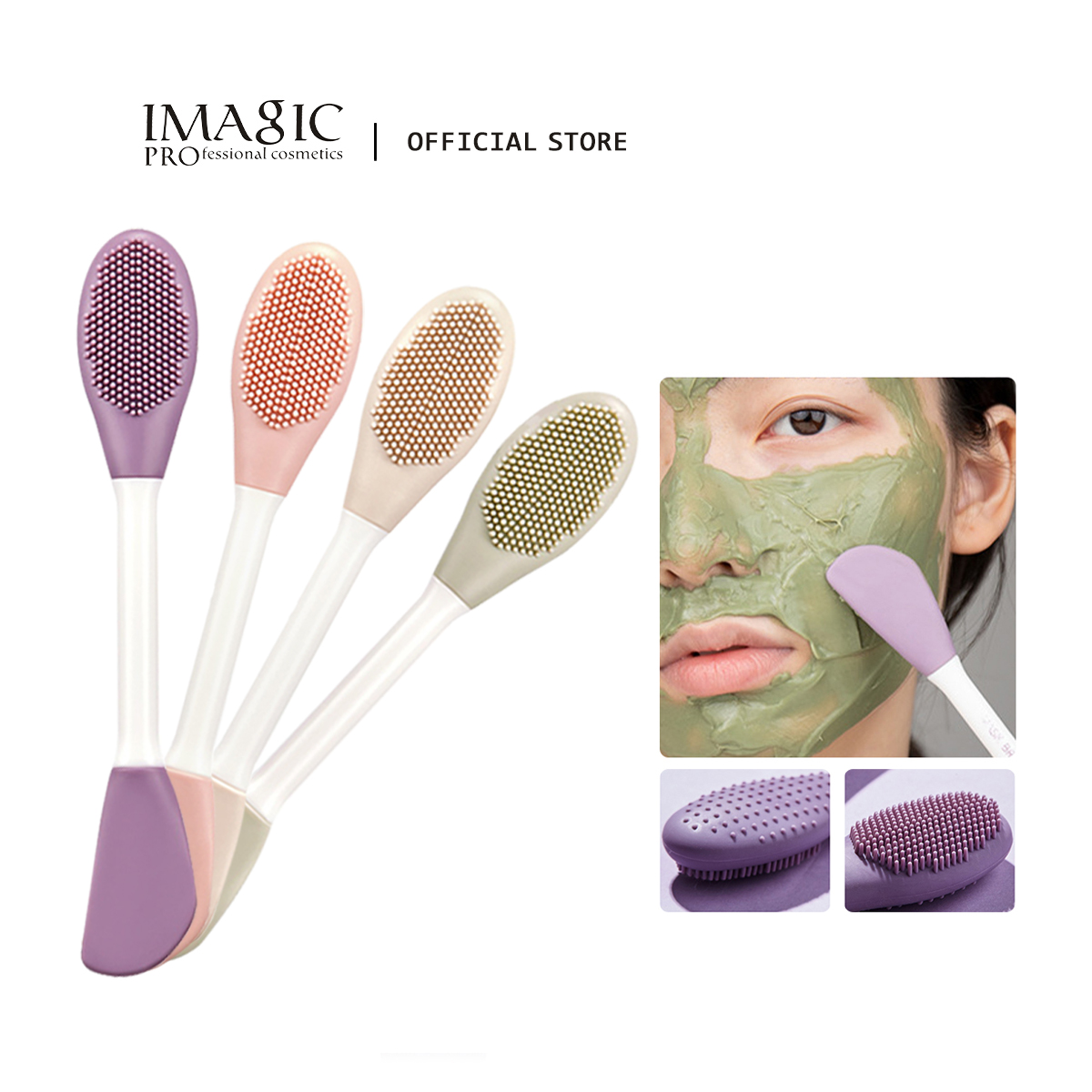 Silicone Face Scrubber Electric - IMAGIC Silicone Limpeza Facial & Máscara