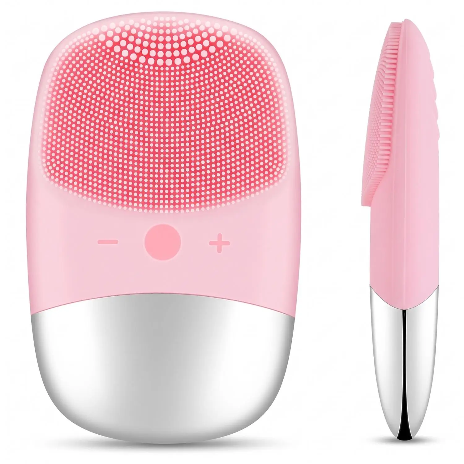 Silicone Face Scrubber Electric - Escova de limpeza facial elétrica de