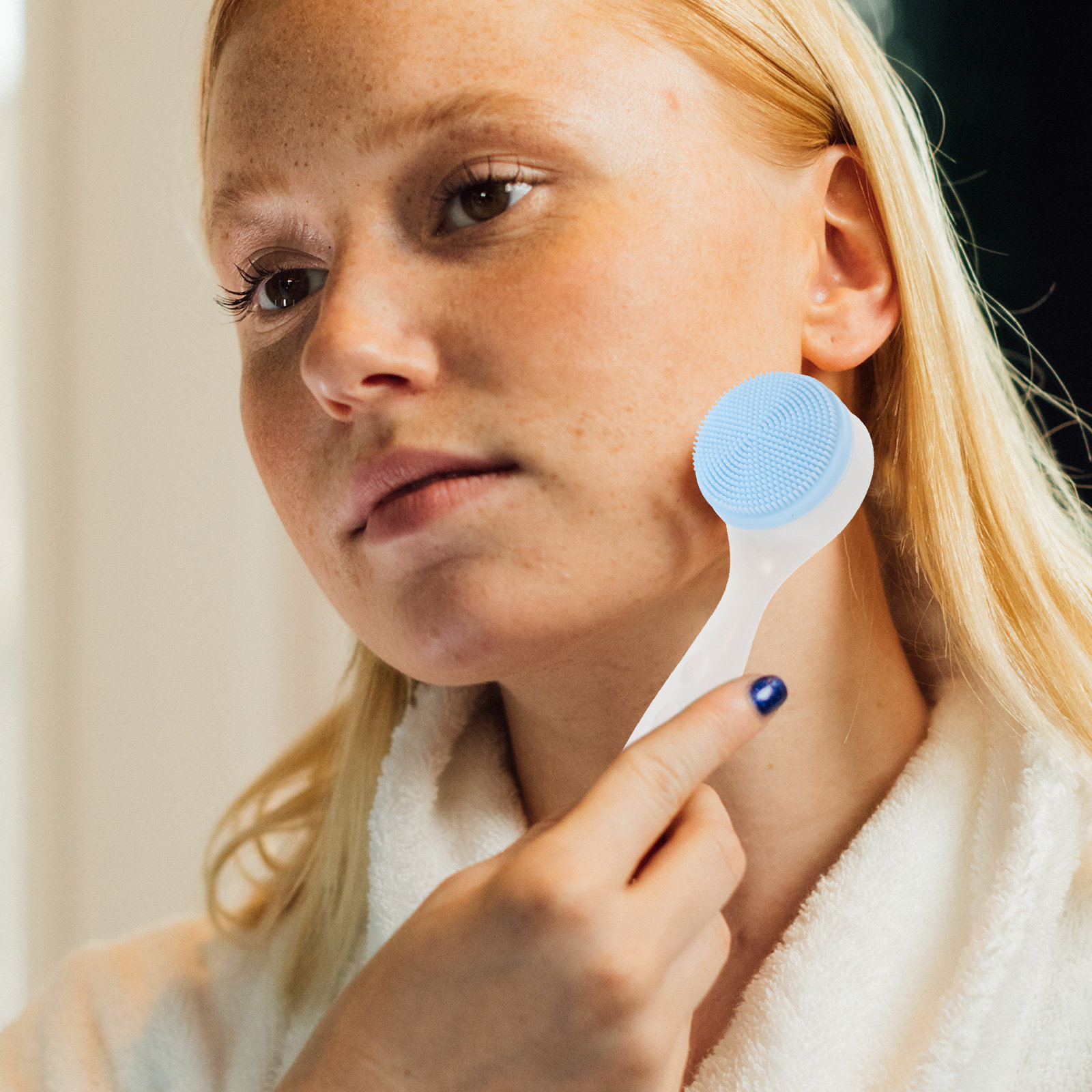Escova facial de silicone, 2 p - Silicone Face Scrubber Electric avaliação e preço