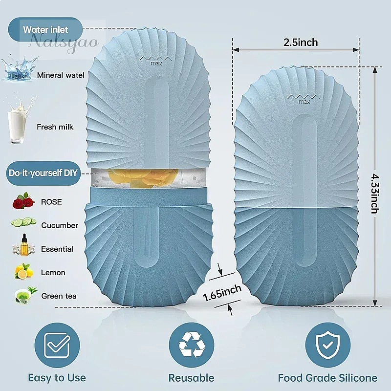 Rolo Facial de Gelo 1PCS, Mold - Face Ice Roller Puffiness avaliação e preço