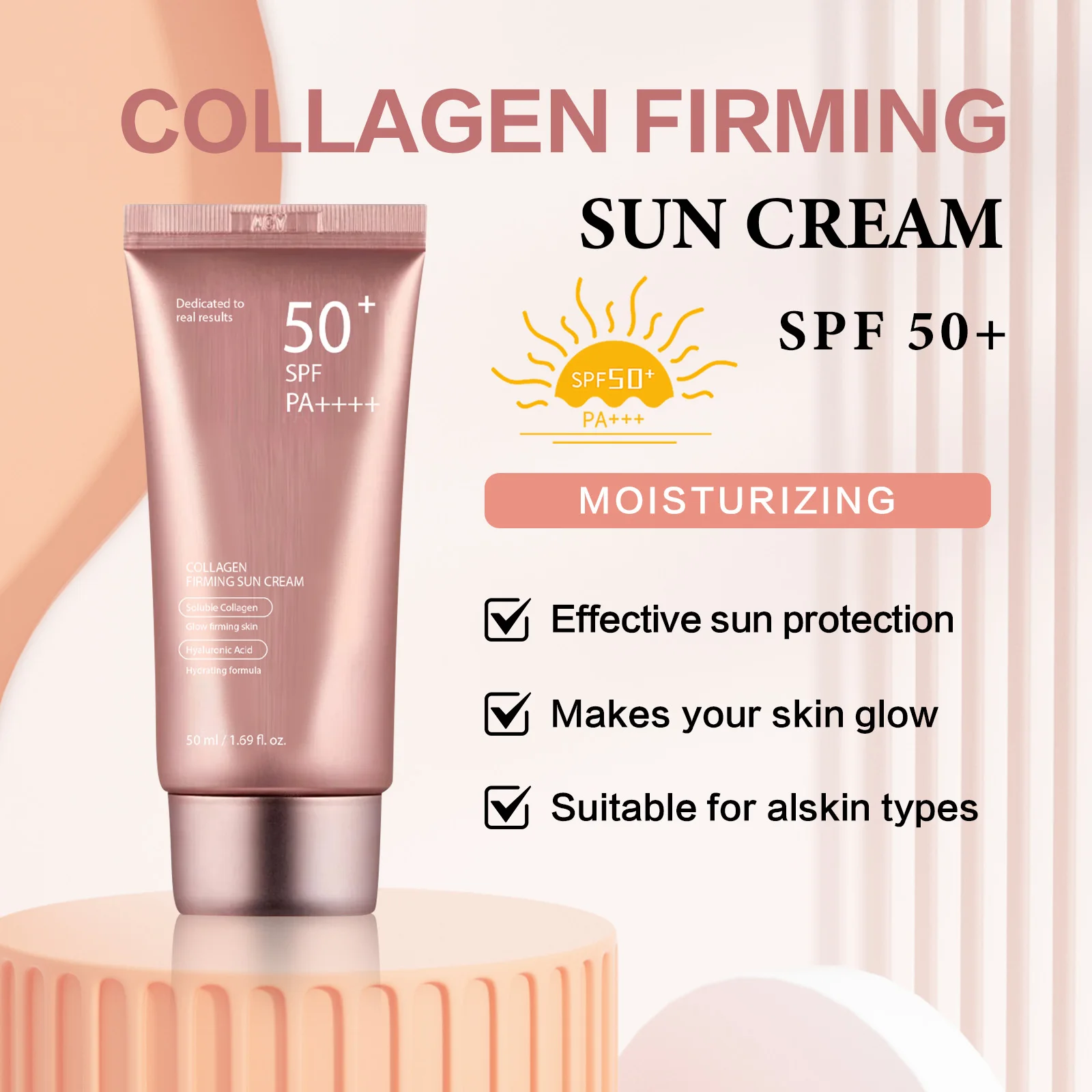 Protetor Solar SPF50 PA+++ Cre - Spf 50 Waterproof Sunscreen avaliação e preço