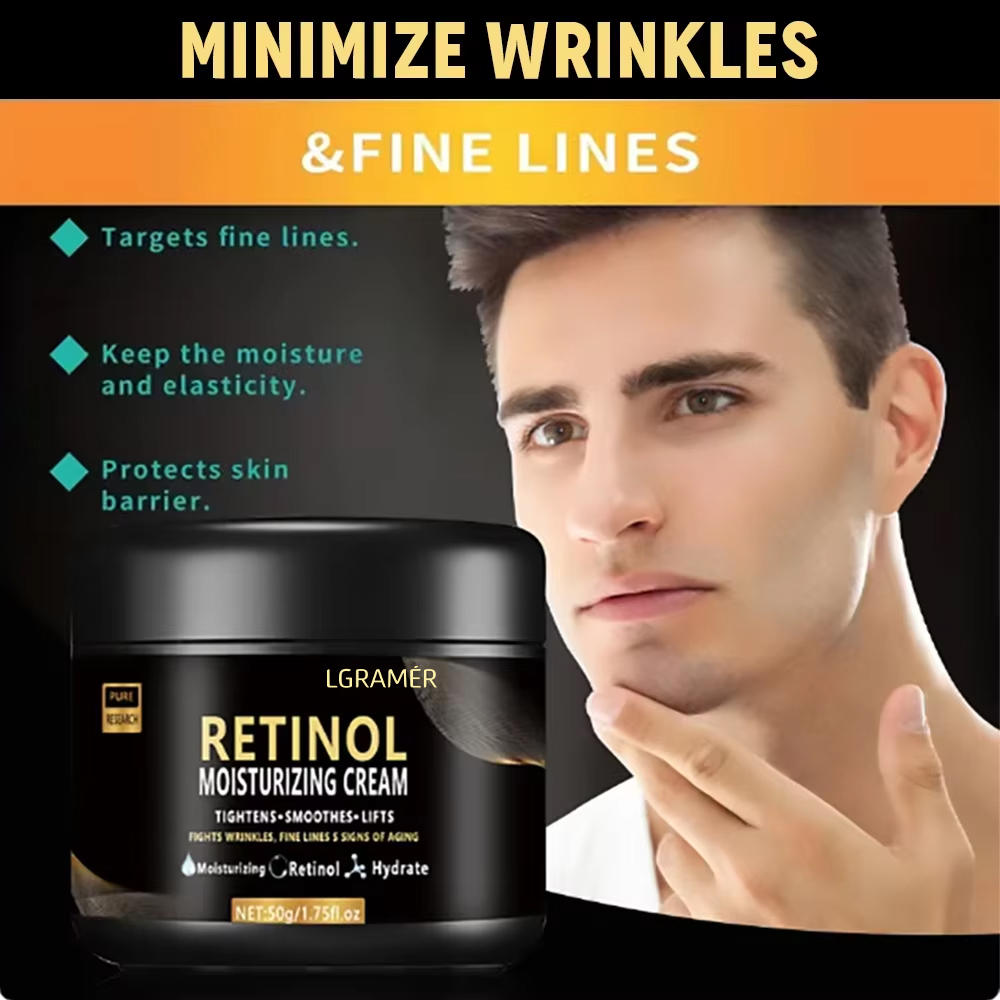 Hidratante Facial Masculino co - Retinol Anti Wrinkle Cream avaliação e preço