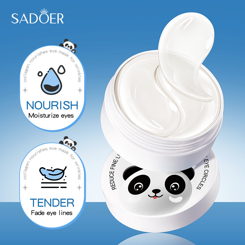60 pçs sadoer cristal colágeno - Collagen Under Eye Patches avaliação e preço