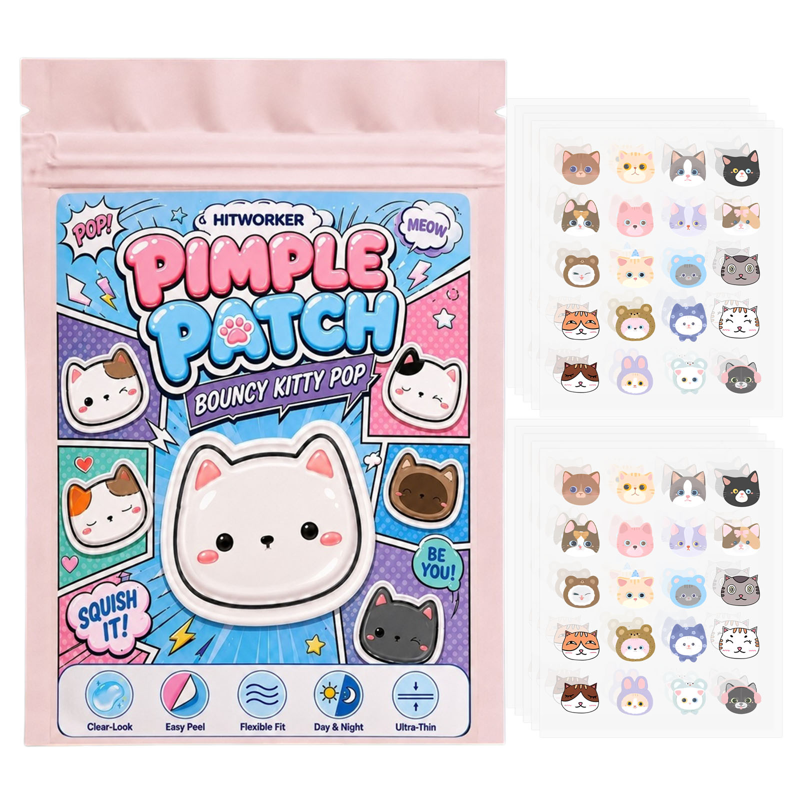 100 Adesivos de Pimple Patch d - Hydrocolloid Pimple Patch avaliação e preço