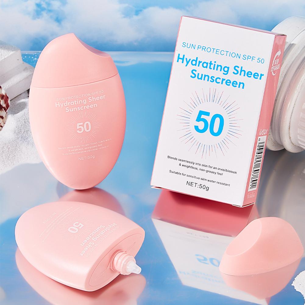 50g protetor solar facial spf5 - Spf 50 Waterproof Sunscreen avaliação e preço