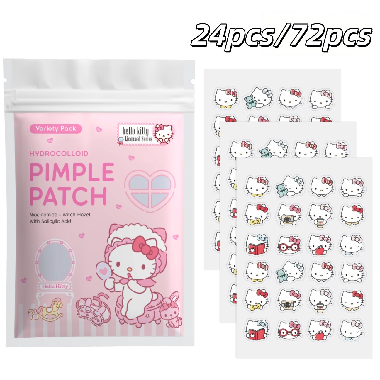 24/72 peças de Adesivos Hidroc - Hydrocolloid Pimple Patch avaliação e preço