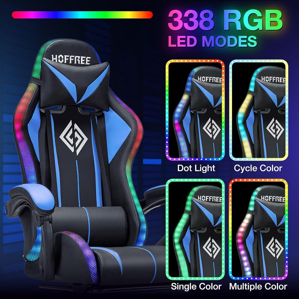 Cadeira Gamer LED com Massagem - Massage avaliação e preço