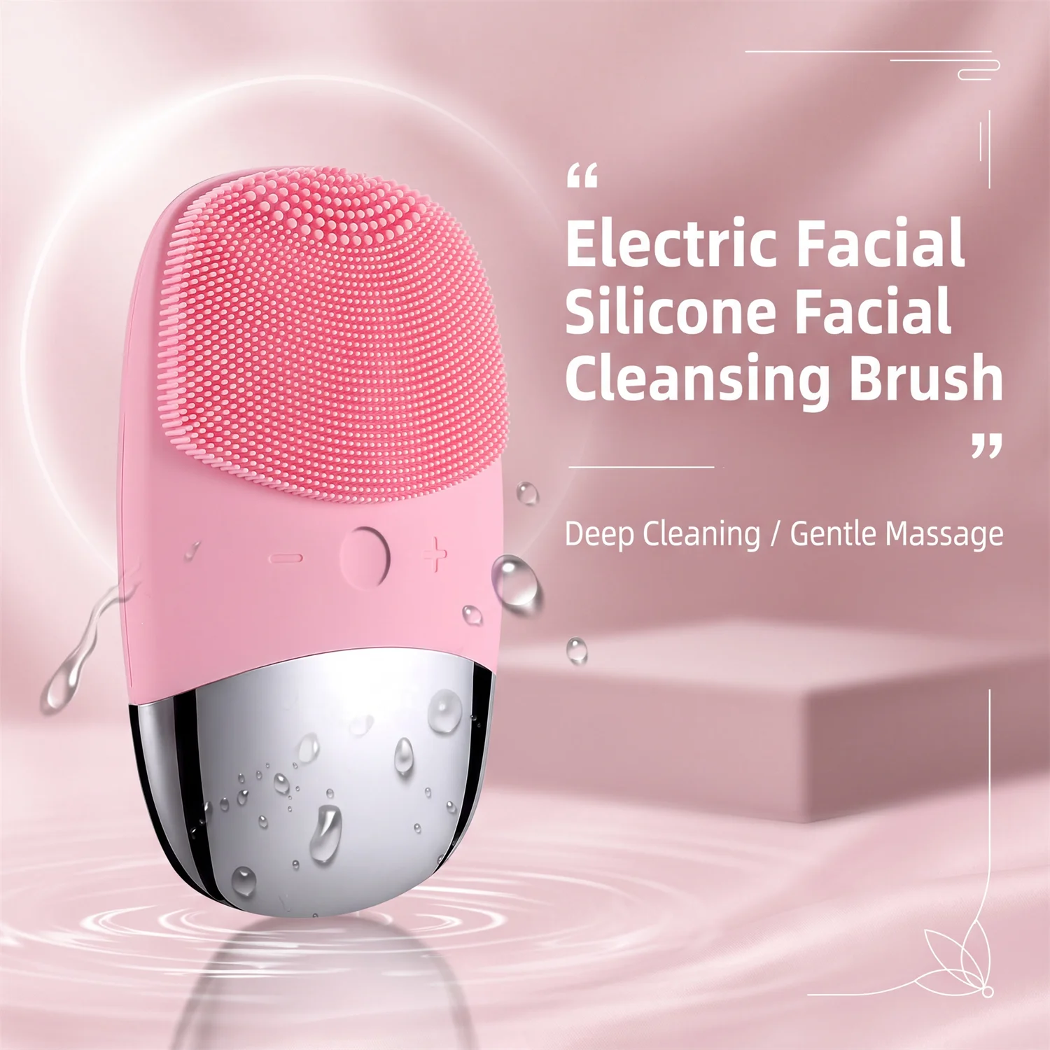 Escova de limpeza facial elétr - Silicone Face Scrubber Electric avaliação e preço