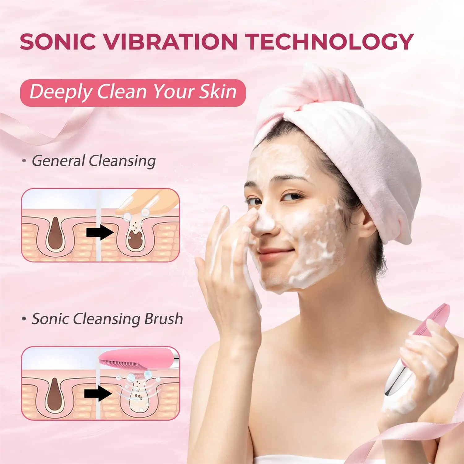 Escova de limpeza facial elétr - Silicone Face Scrubber Electric avaliação e preço