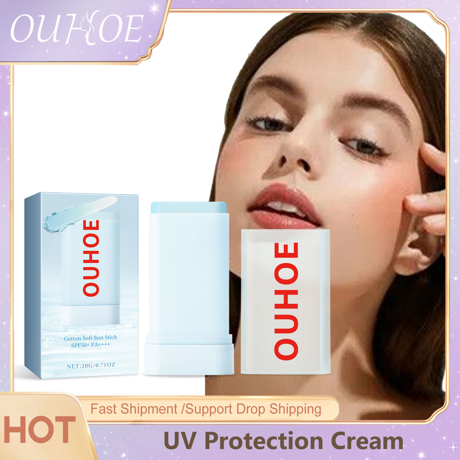 OUHOE-UV Proteção Creme, ao ar - Spf 50 Waterproof Sunscreen avaliação e preço